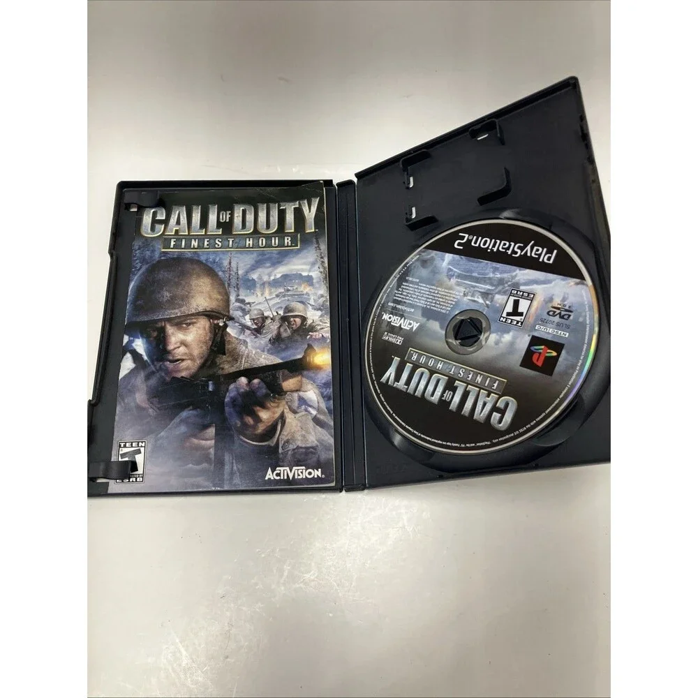 Call of Duty: Finest Hour (Sony PlayStation 2) CIB Tested War Shooter Video Game